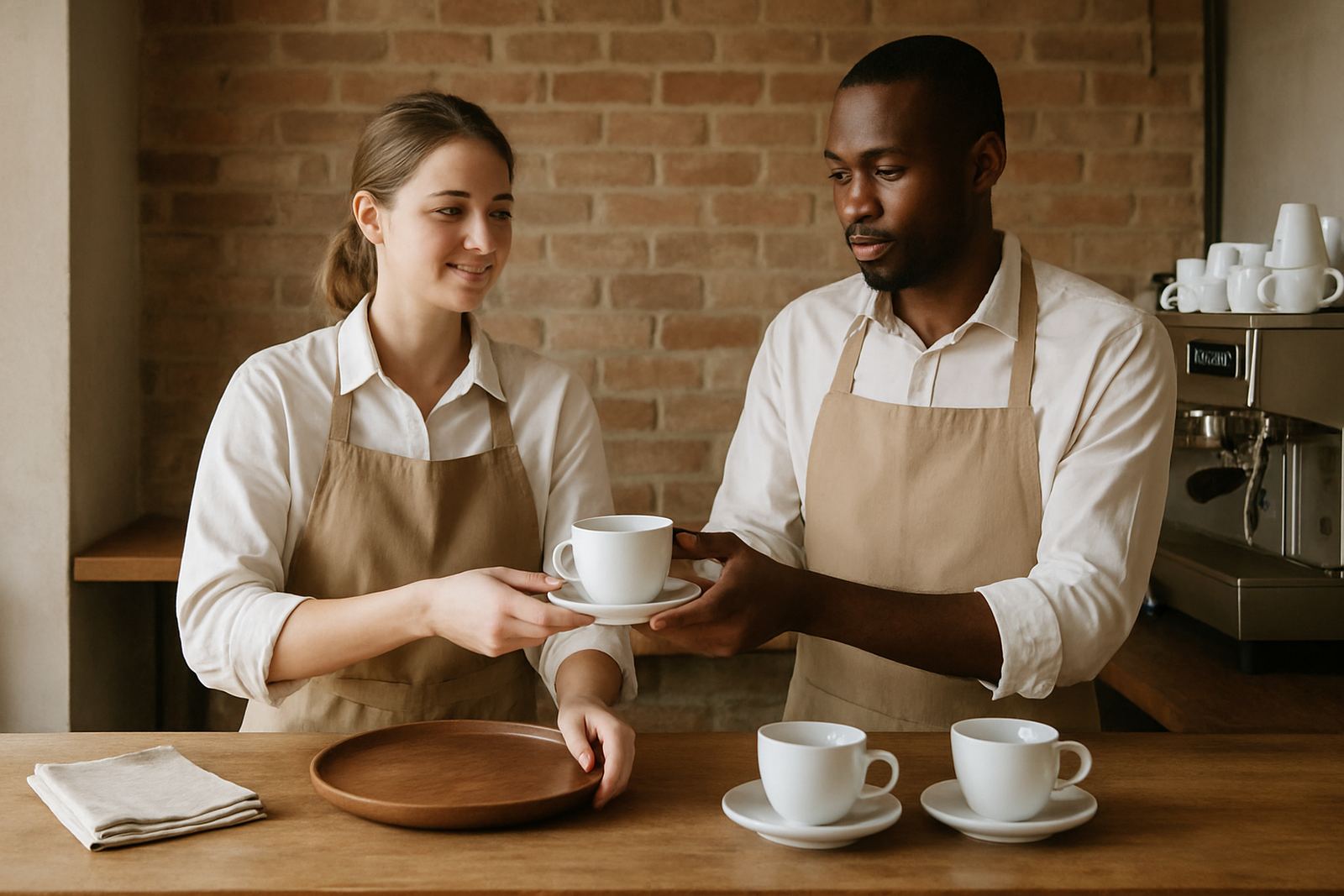 Cafe Staff Shirt Tips